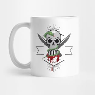 Bloody Skull With Snake Mug